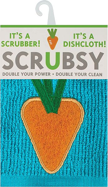 Scrubsy Cloth/Scrubber Carrot