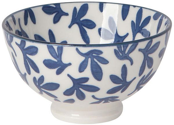 Bowl, 4" Blue Floral