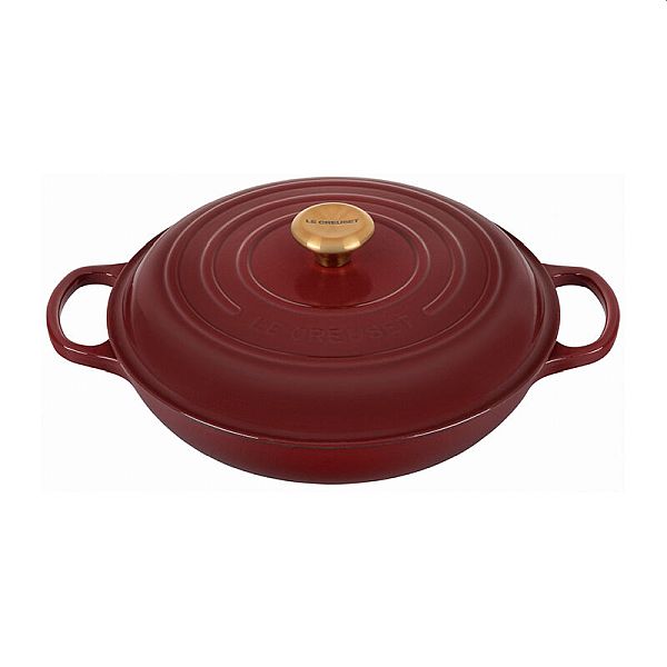Braiser 3.5qt. Enameled Cast Iron, Rhone