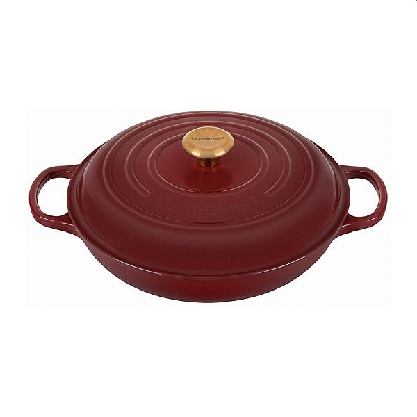 Braiser 3.5qt. Enameled Cast Iron, Rhone