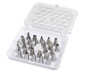 Pastry Decorating Set, 26 Tips