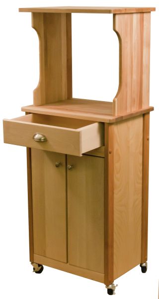 Cart Hutch Top with Enclosed Storage