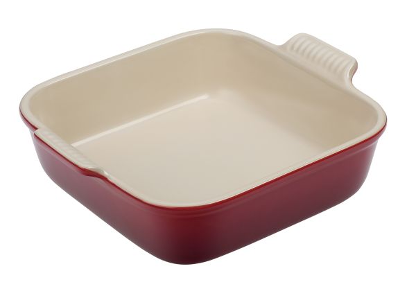 Heritage 3qt. Square Dish 9", Cerise