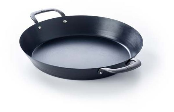 Black Steel Paella Pan 15