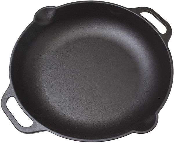 Cast Iron Skillet Everyday W/Loop Handles 13"