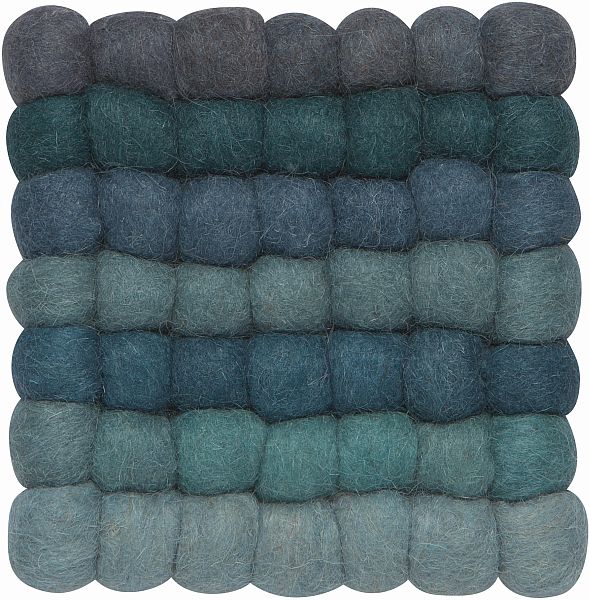 Trivet, Lagoon Ombre Dot