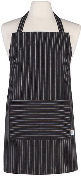 Apron, Junior Black Pinstripe