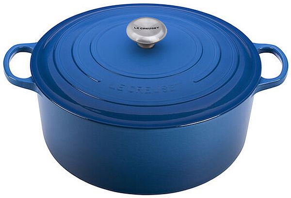 Round Dutch Oven 13.25qt. Enameled Cast Iron, Marseille