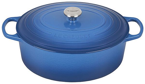 Oval Dutch Oven 9.5qt. Enameled Cast Iron, Marseille